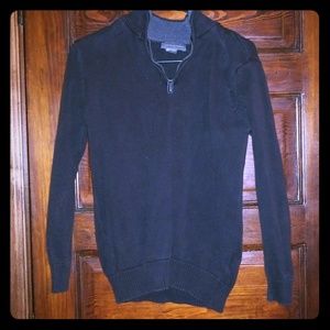 Black quarter zip